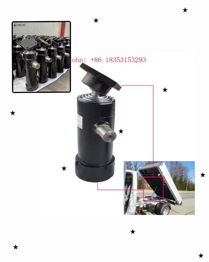 trailer multi-stage hydraulic cylinders