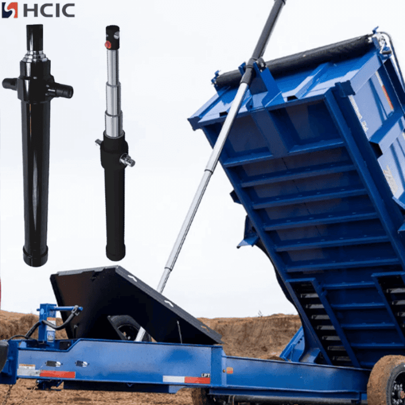 टेलिस्कोपिक बहु-चरण हाइड्रोलिक सिलिन्डर